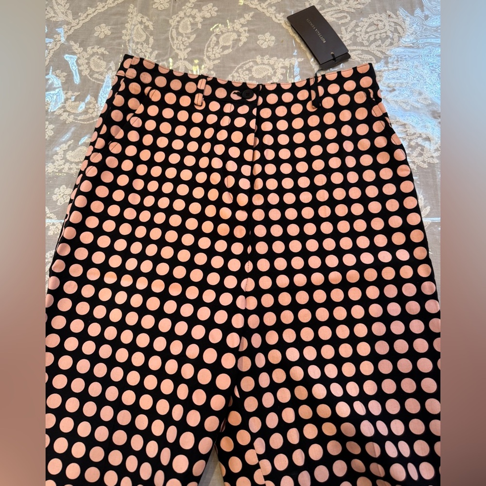 ❤️ NWT BOTTEGA VENETA Runway Collection Polka Dot Pants. Made in Italy